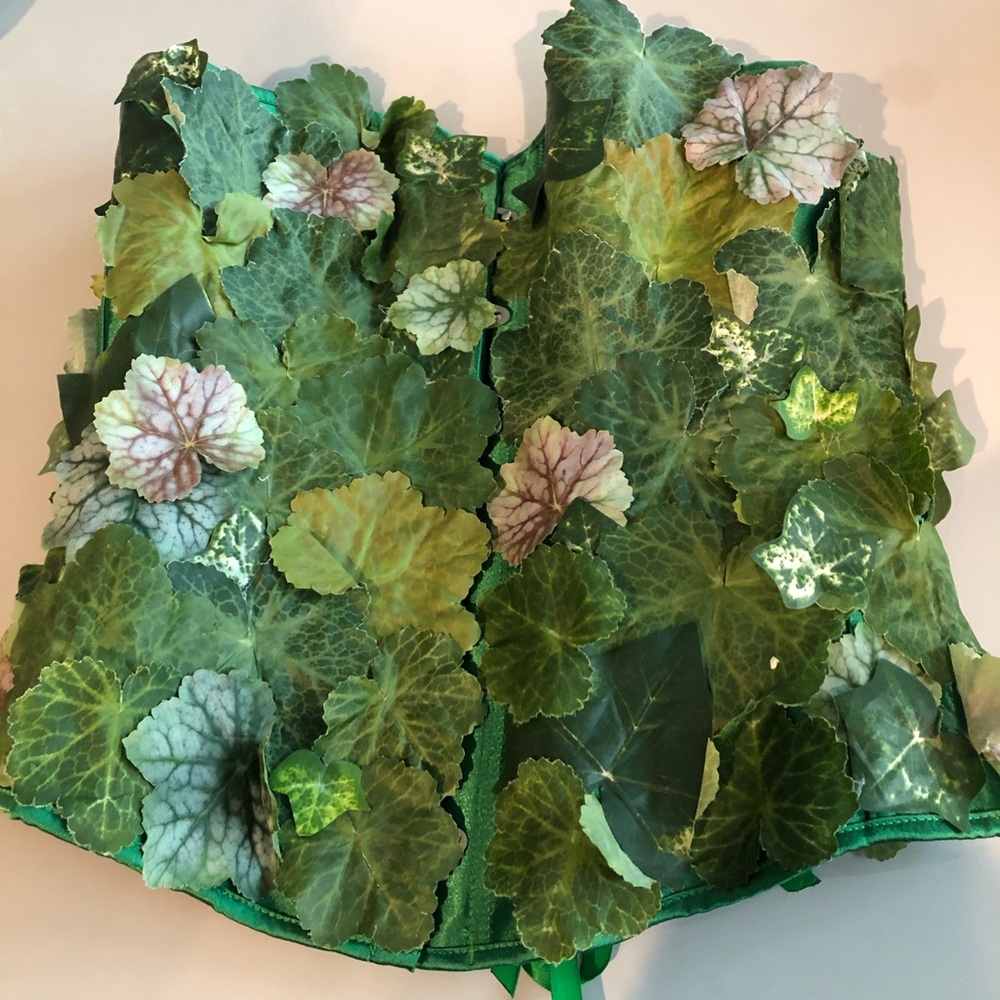 Poison Ivy costume corset